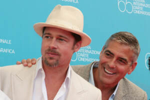 George Clooney e Brad Pitt