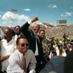 Nelson Mandela presidente del Sudafrica
