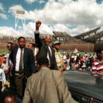 Nelson Mandela presidente del Sudafrica