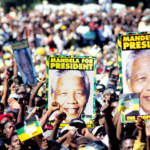 Nelson Mandela presidente del Sudafrica