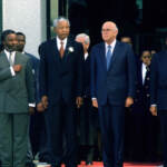 Nelson Mandela presidente del Sudafrica