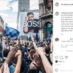 Chris Hemsworth scherza sulla festa dell’Inter: “Grazie per aver tifato per me”
