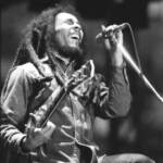 Bob Marley in concerto alla stadio di San Siro a Milano.