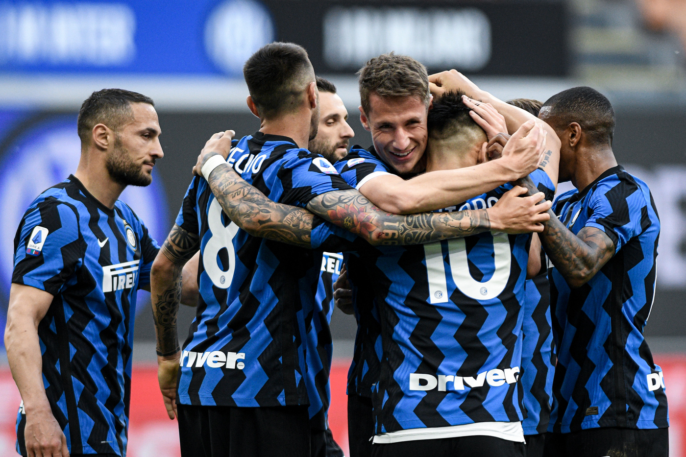 Inter, pokerissimo alla Samp. Festa fuori San Siro con 3mila tifosi