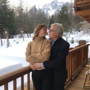 Vittorio Sgarbi con Sabrina Colle