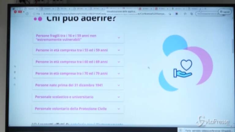Vaccini, in Piemonte attiva piattaforma con finestra date somministrazione