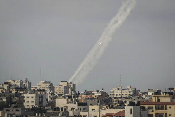 Rockets fired from Gaza towards Israel