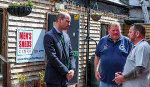 Il Principe William in visita a Rhyl