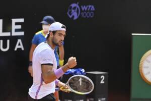 Matteo Berrettini (ITA) vs Nikoloz Basilashvili (GEO) - Internazionali BNL d'Italia 2021
