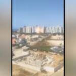 Israele: Ashkelon, il momento in cui un razzo colpisce un palazzo