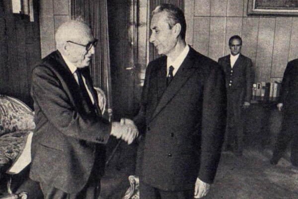 Aldo Moro e Pietro Nenni