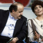 La cantante Mia Martini ospite di Maurizio Costanzo