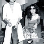 Ivano Fossati scherza con Mia Martini.