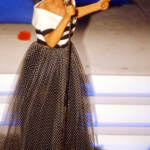 Mia Martini canta al Festival di Sanremo.