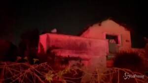 israele, razzo su casa