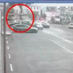 La Spezia, crolla un ponte: le immagini delle telecamere di sicurezza