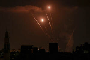 Rockets fired from Gaza towards Israel