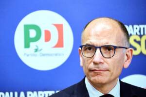 Roma: il segretario del Pd, Enrico Letta, all’iniziativa ‘Sport bene sociale'