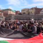 Napoli, in centinaia in piazza a sostegno della Palestina