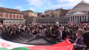 Napoli, in centinaia in piazza a sostegno della Palestina