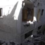 Gaza, case distrutte dopo i raid israeliani