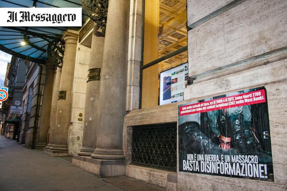 Gruppi pro-Palestina contro media italiani: “Narrazione distorta” Gruppi pro-Palestina contro media italiani: “Narrazione distorta”