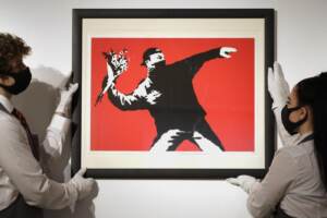 Banksy Love is in the air