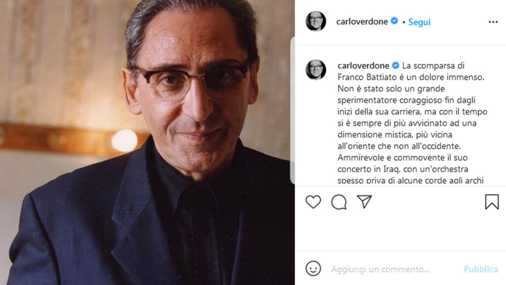 Galleria foto 'Franco Battiato, il saluto dei social al cantautore siciliano' - foto 10