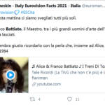 Twitter Battiato Maneskin