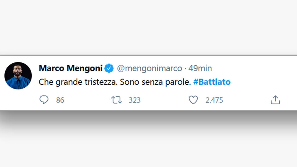 Galleria foto 'Franco Battiato, il saluto dei social al cantautore siciliano' - foto 7