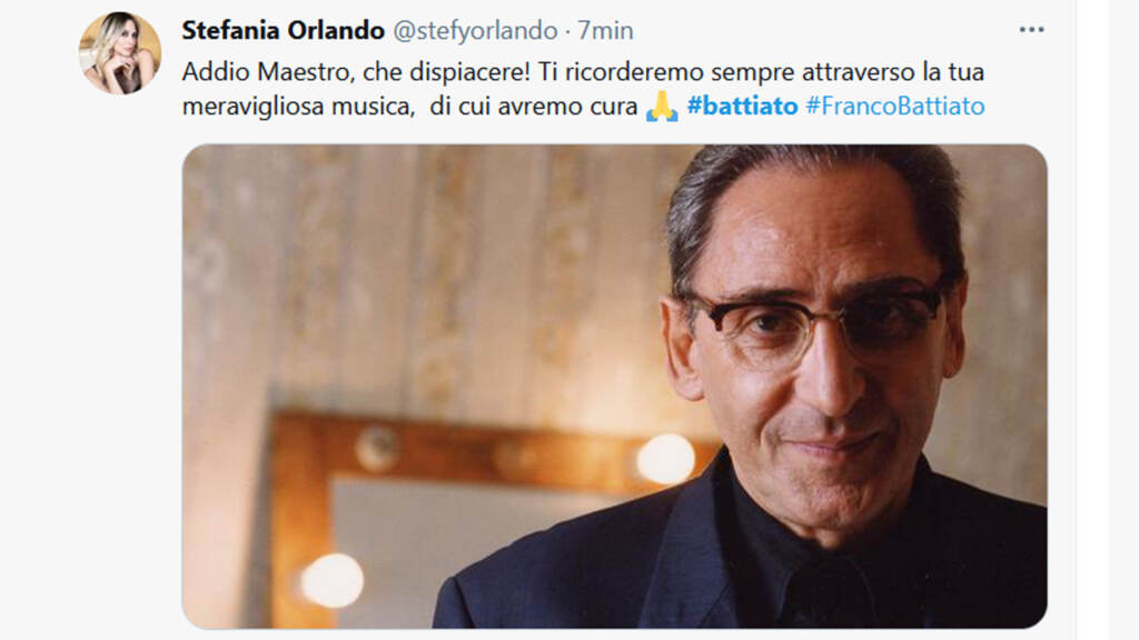 Galleria foto 'Franco Battiato, il saluto dei social al cantautore siciliano' - foto 14