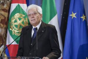 Il presidente della Repubblica Mattarella