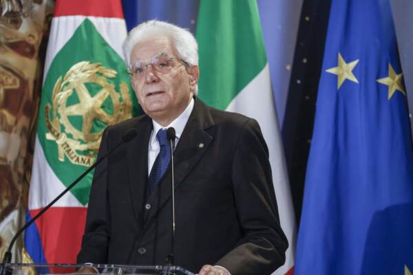 Il presidente della Repubblica Mattarella