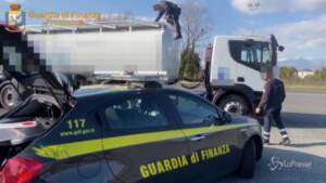 Frame video della finanza di Frosinone