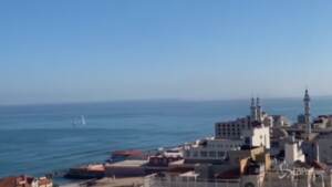 Gaza City, veduta della costa
