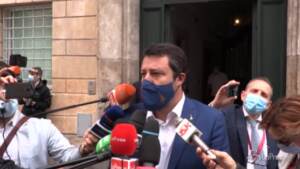 Governo, Salvini: “Noi via dalla maggioranza? Se non si trova bene esca Letta”