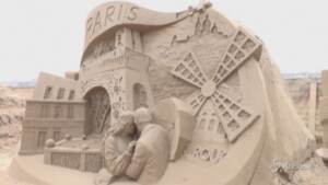 Il Festival delle sculture di sabbia apre a San Pietroburgo