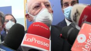 Amministrative Napoli, De Luca: “Manfredi persona di grande prestigio, può fare un ottimo lavoro”
