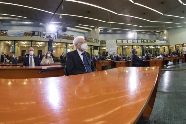 Strage Capaci, Mattarella nell'aula bunker del carcere Ucciardone a Palermo