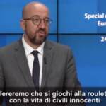 Bielorussia, Michel: “Non accettiamo che si giochi alla roulette russa con civili innocenti”