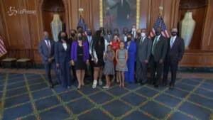 Usa: La famiglia di George Floyd a Capitol Hill