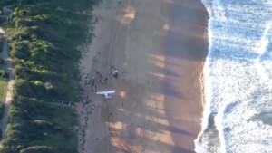 Australia, ultraleggero effettua atterraggio d’emergenza in spiaggia