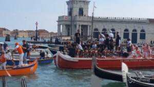Il Venezia in Serie A, la festa promozione sul Canal Grande