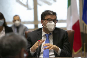 Terzo tavolo Acciaio al MISE, presieduto dal ministro Giorgetti con i sindacati dell’ex Ilva