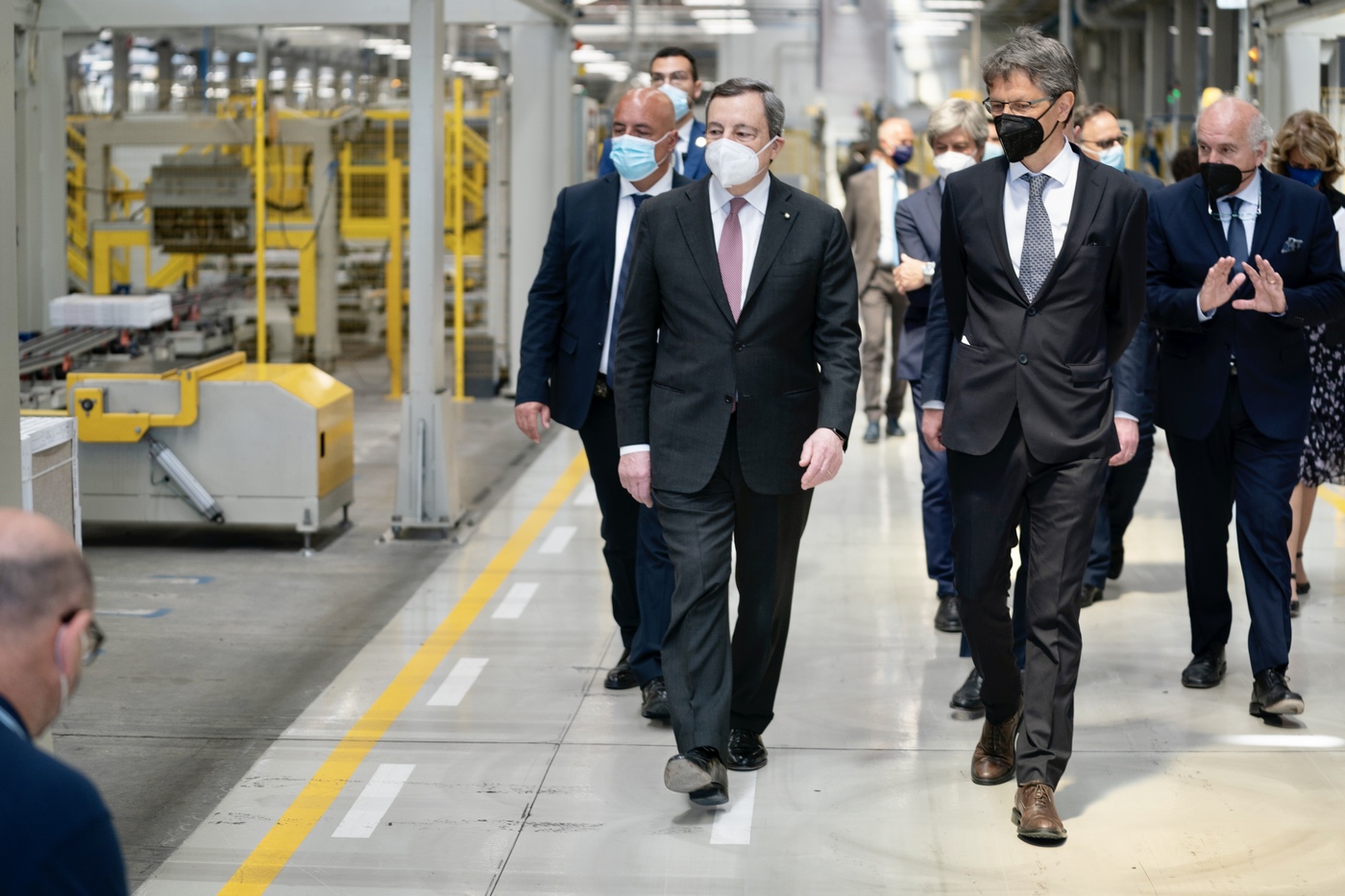 Draghi: “L’ Italia è forte e vuole ripartire. Uniti per tornare a crescere”