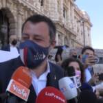 Referendum giustizia, la gag tra Matteo Salvini e Giulia Bongiorno