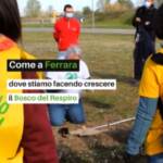 Legambiente: nuove piantumazioni al Bosco del Respiro di Ferrara