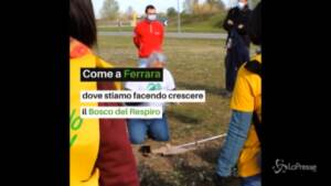 Legambiente: nuove piantumazioni al Bosco del Respiro di Ferrara