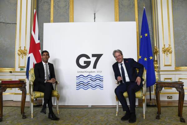 Londra, incontro dei ministri delle finanze di tutte le nazioni del G7 a Lancaster House