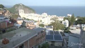 Rio de Janeiro, energia solare per gli abitanti della favela